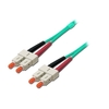 1m Fibre Optic Cable - SC to SC,  50/125m OM3