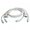 1m KVM Cable for KVM Switches with Male VGA & Female PS/2 Connectors