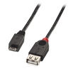 1m USB OTG Cable - Black,  Type Micro A to Type A