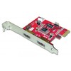 2 Port Power over eSATA Card with USB Function,  PCI Express