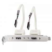 2 Port USB 2.0 PC Back Plate
