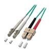 2m Fibre Optic Cable - LC to SC,  50/125m OM3