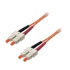 2m Fibre Optic Cable - SC to SC,  50/125m OM2