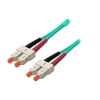 2m Fibre Optic Cable - SC to SC,  50/125m OM3