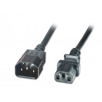 2m IEC Extension Lead,  Black