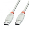 2m USB 2.0 Cable - Type A Male to A Male,  Grey