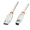 2m USB 2.0 Cable - Type A to B,  Grey