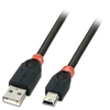 2m USB 2.0 Cable - Type A to Mini-B,  Black
