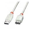 2m USB 2.0 Extension Cable - Type A Male to Female,  Grey