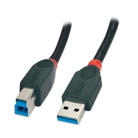 2m USB 3.0 Cable - Type A to B,  Black