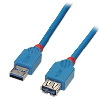 2m USB 3.0 Extension Cable Pro - Type A Male to A Female,  Blue