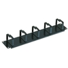 2U Horizontal Cable Management Panel with 5 Hoops