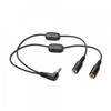 3.5mm Stereo Headphone Splitter Cable with Volume Control