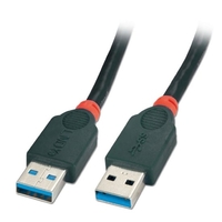 3m USB 3.0 Cable - Type A Male to A Male,  Black