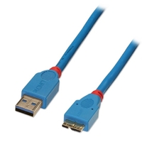 3m USB 3.0 Cable Pro - Type A Male to Micro-B Male,  Blue