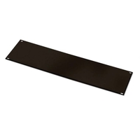 3U Blank Panel,  Black
