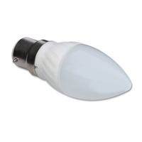 3W LED Candle Bulb,  Warm White