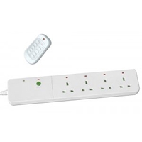 4 Way Remote Controlled Power Strip,  1.8m