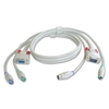 5m KVM Cable for KVM Switches with Male VGA & Female PS/2 Connectors