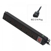 6 Way UK Mains Sockets,  Vertical PDU with IEC Mains Cable