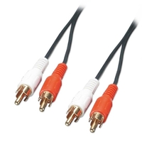 7.5m Premium Audio Cable - 2 x Phono Male to 2 x Phono Male