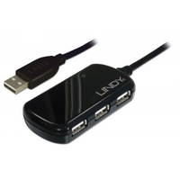 8m USB 2.0 Active Extension Pro 4 Port Hub
