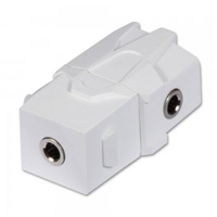 90 Degree 3.5mm Stereo Keystone