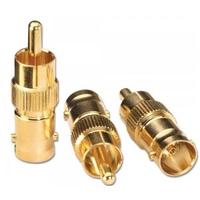 BNC Female to Phono Male Adapter (3 Pack)