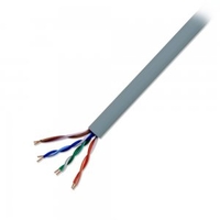 CAT5 UTP Stranded 8 Core (4 Pair) Cable,  Grey,  100m Reel