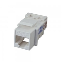 CAT5e Punchdown Keystone,  White