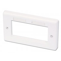 Double Gang Snap In Face Plate (4 Module)