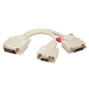 DVI-I Male to DVI-D Female + VGA Female Splitter Cable