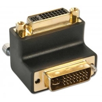 DVI-I Male to DVI-I Female 90 Adapter