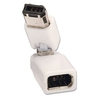 FireWire 360 Degree Adapter,  6 Pin Female to 6 Pin Male