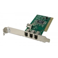FireWire Card - 3 + 1 Port,  PCI (32 Bit),  with Ulead 10.0 SE