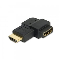 HDMI Female to HDMI Male 90 Degree Right Angle Adapter - Left