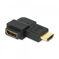 HDMI Female to HDMI Male 90 Degree Right Angle Adapter - Right
