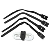 Hook and Loop Cable Tie,  Black