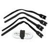 Hook and Loop Cable Tie,  Black