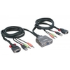 KVM Switch Compact USB Audio,  2 Port
