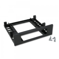 Low Cost Universal 3.5" FDD to 5.25" Bay,  Black