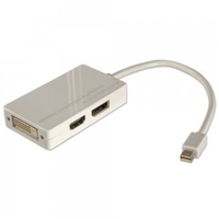 Mini DisplayPort to HDMI/DVI/DisplayPort Converter