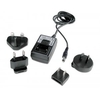 Multi Country Switching AC Adapter - 9V DC,  0.5A,  2.5mm Inner / 5.5mm Outer DC Jack