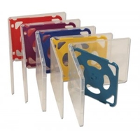 Quad CD/DVD/BD Cases,  5 Pack