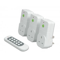 Remote Controlled Power Sockets,  Pack of 3