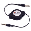 Retractable 3.5mm Stereo Jack Male to 3.5mm Stereo Jack Male Cable,  1.10m