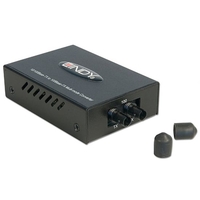 ST Fast Ethernet Fibre Optic Converter,  10/100Base-TX to 100Base-FX,  Multi-mode