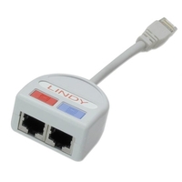 STP Port Doubler,  1 x 10/100Base-T + 1 x Voice/Token Ring to 1 Port