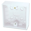 Surface Pattress Box,  Single,  Depth 32mm 10pcs