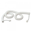 Telephone Handset Cable,  White